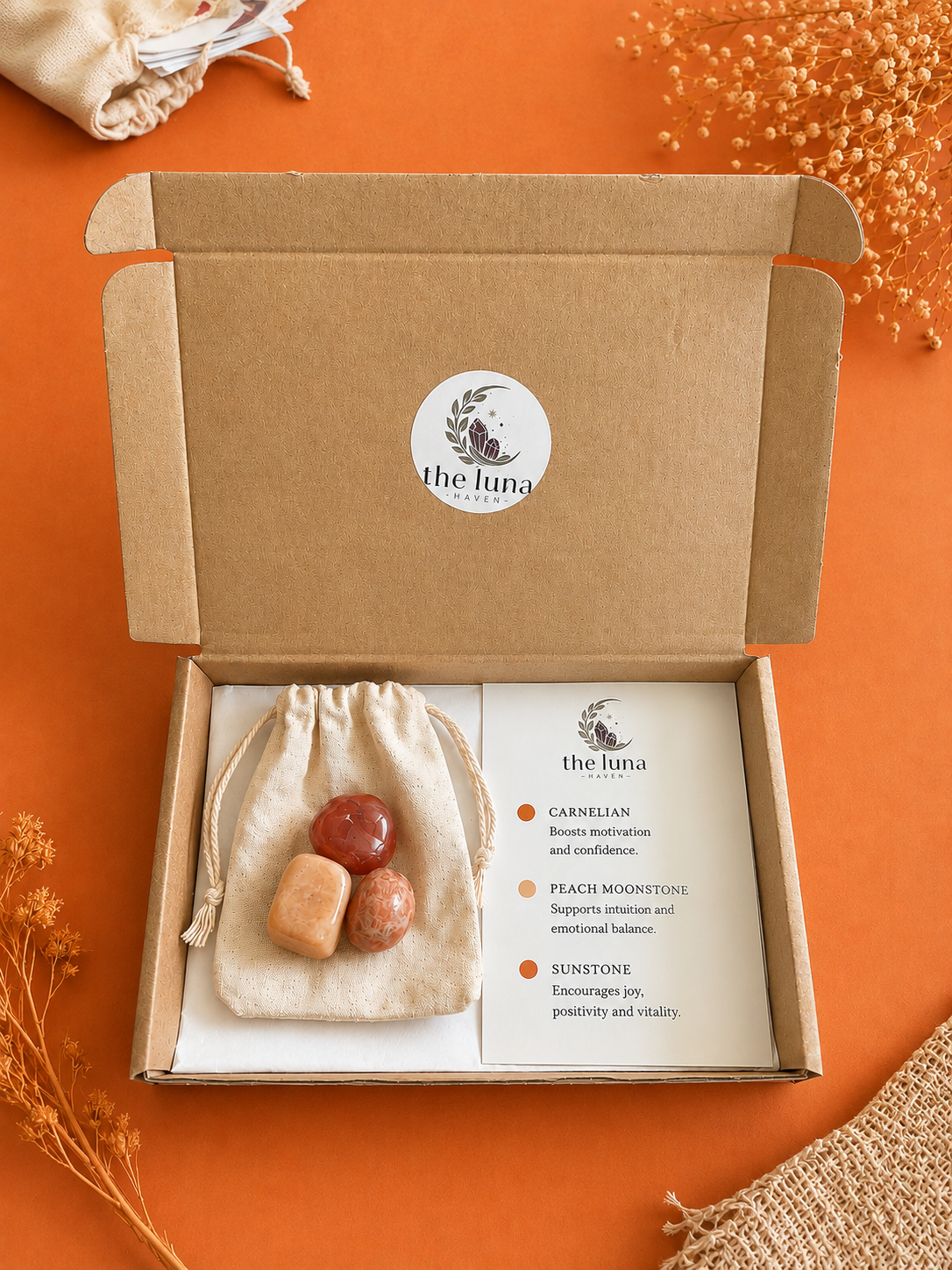 The Sacred Flow Crystal Set – Sacral Chakra