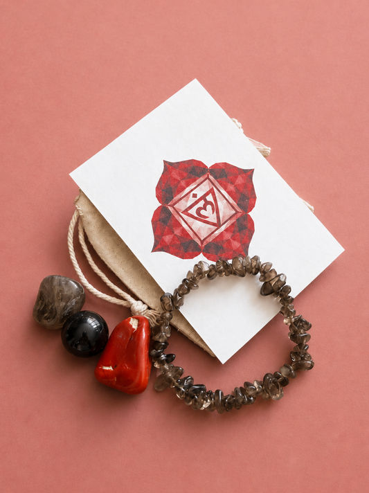 The Grounded Soul Crystal Set – Root Chakra