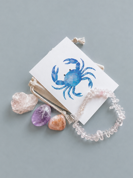 The Moonlit Heart - Cancer Zodiac Crystal Set