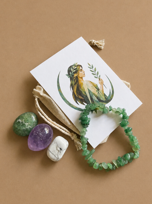 The Maiden's Wisdom - Virgo Zodiac Crystal Set