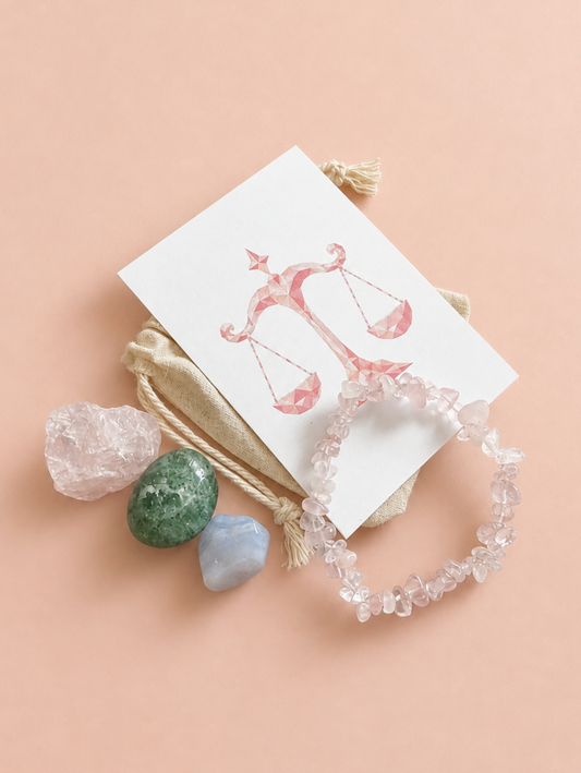 The Scales of Harmony - Libra Zodiac Crystal Set