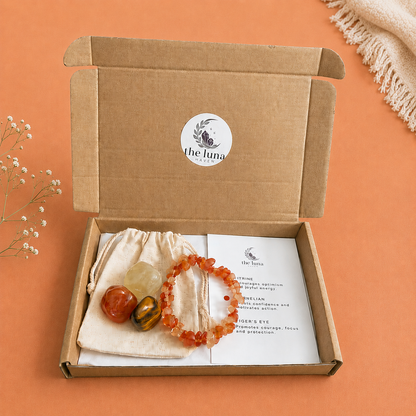 The Ram's Resolve - Aries Zodiac Crystal Set