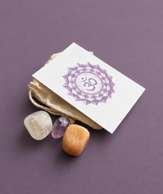 The Higher Wisdom Crystal Set – Crown Chakra