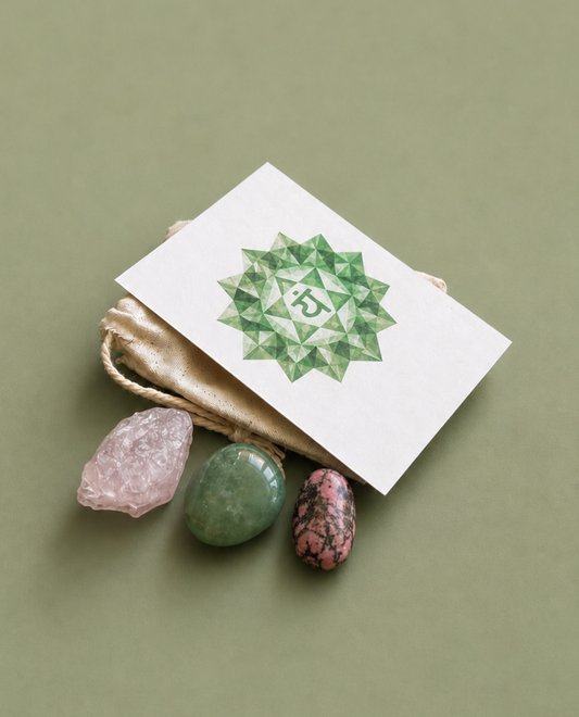 The Loving Presence Crystal Set – Heart Chakra