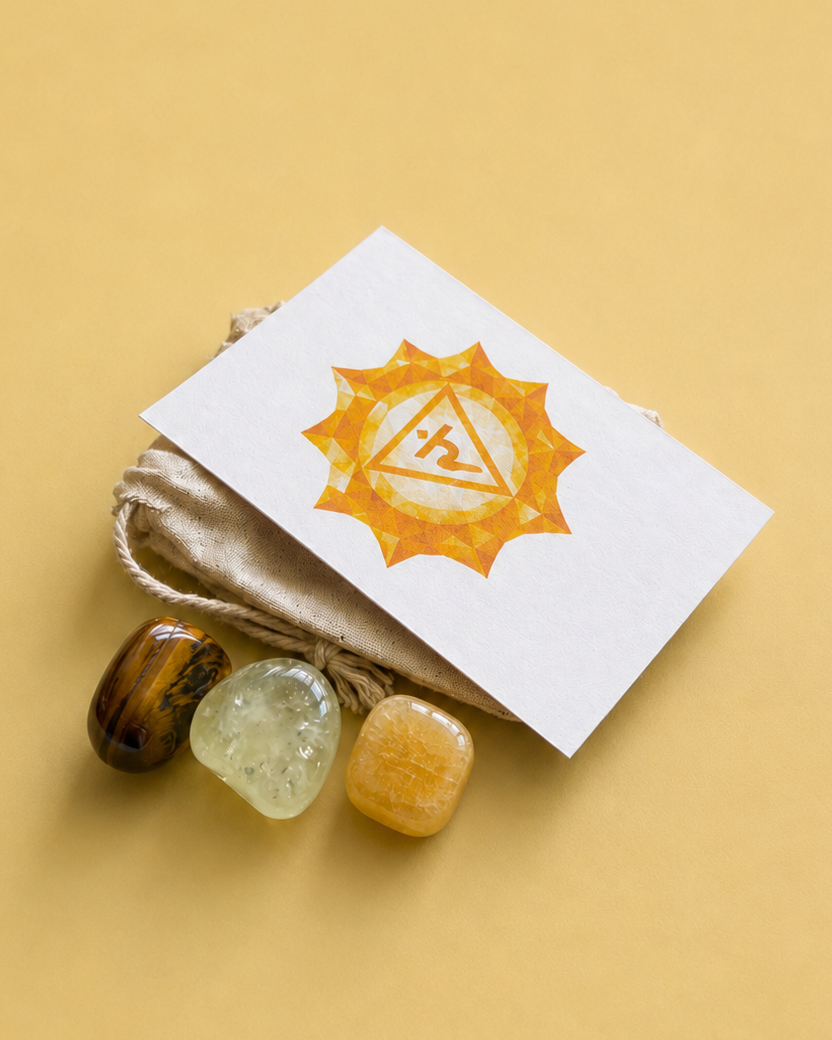 The Inner Flame Crystal Set – Solar Plexus Chakra