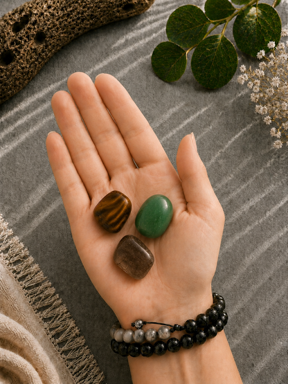 The Mountain Goat's Treasure - Capricorn Zodiac Crystal Set