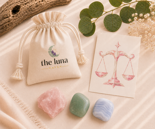 The Scales of Harmony - Libra Zodiac Crystal Set