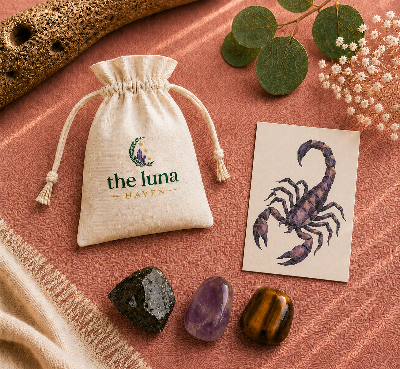 The Inner Strength - Scorpio Zodiac Crystal Set