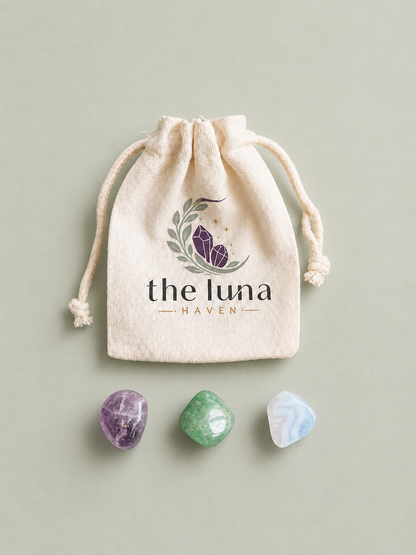 The Water Bearer's Wisdom – Aquarius Zodiac Crystal Set
