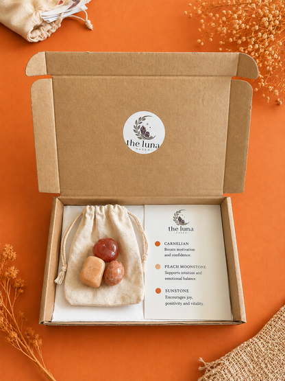 The Sacred Flow Crystal Set – Sacral Chakra