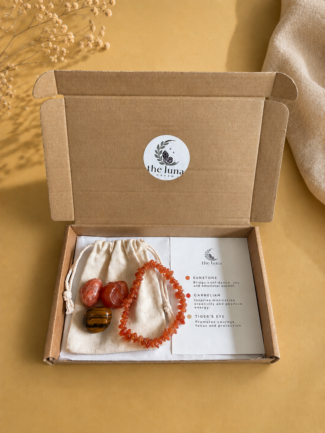 The Lion's Light - Leo Zodiac Crystal Set