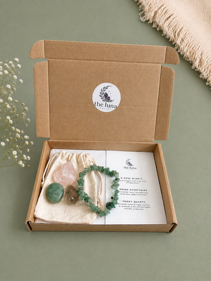 The Bull's Blessing - Taurus Zodiac Crystal Set