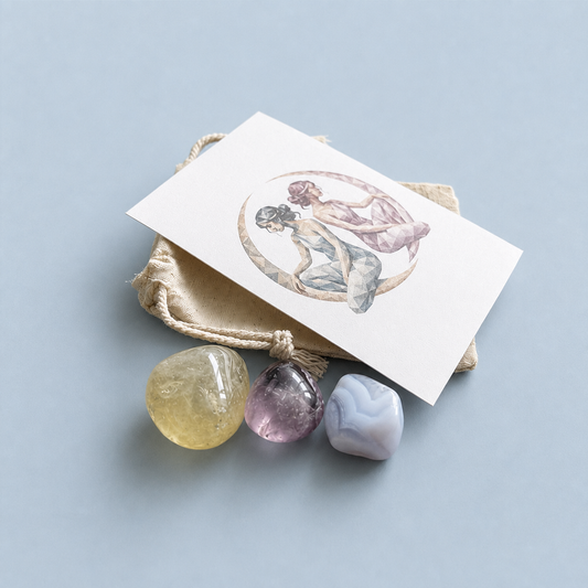 The Twin Souls - Gemini Zodiac Crystal Set