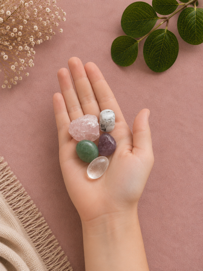 The Heart's Embrace Crystal Set - Self Love