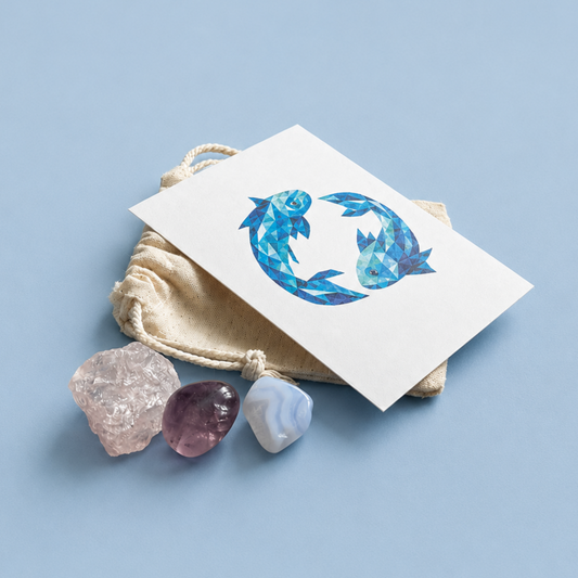 The Mystic Tide - Pisces Zodiac Crystal Set