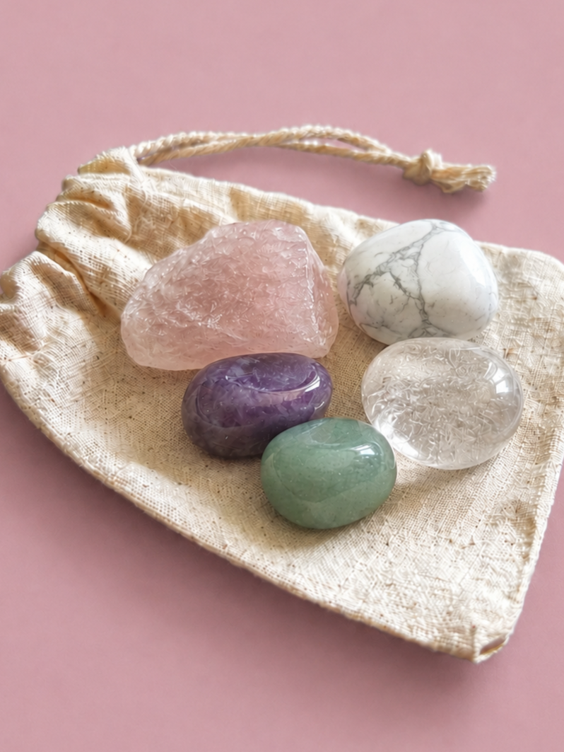 The Heart's Embrace Crystal Set - Self Love