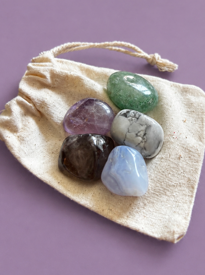 The Quiet Mind Crystal Set - Anxiety Relief