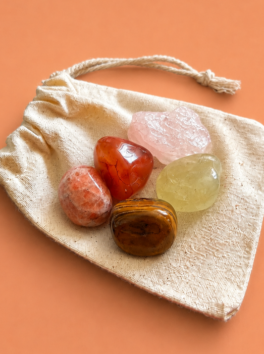 The Radiant Heart Crystal Set - Confidence