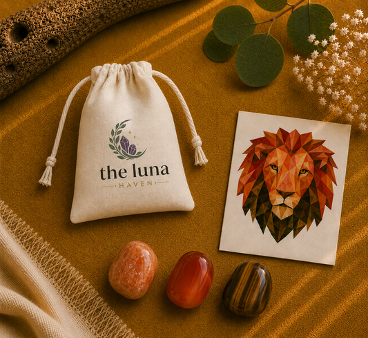 The Lion's Light - Leo Zodiac Crystal Set