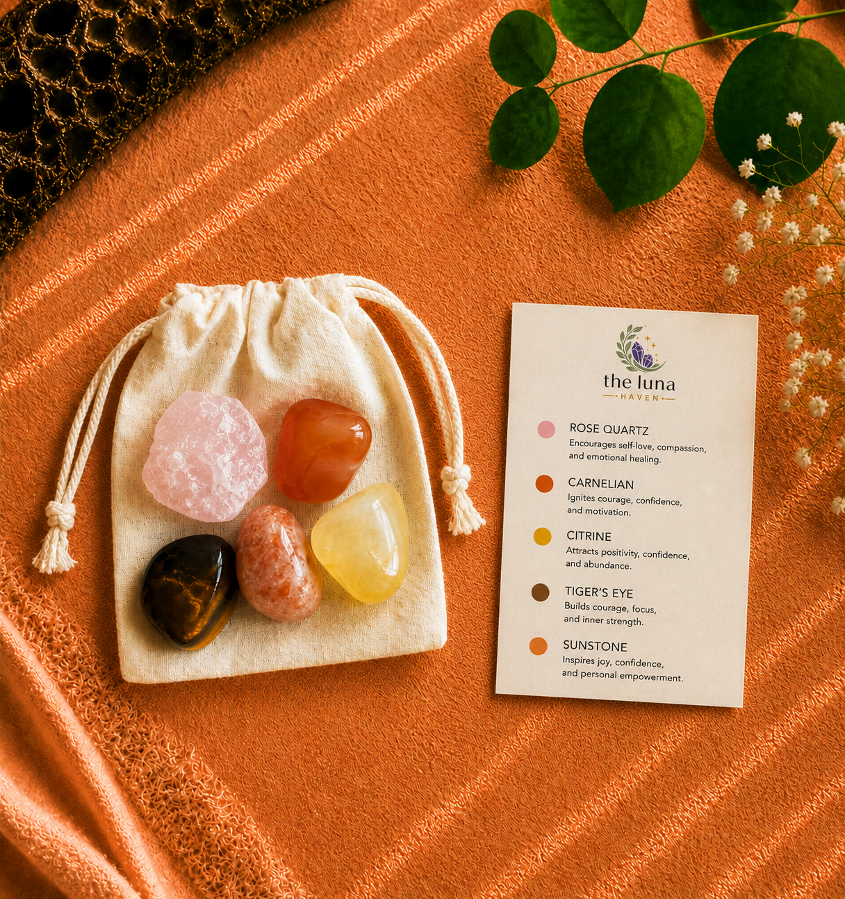 The Radiant Heart Crystal Set - Confidence