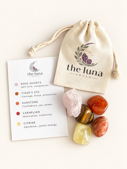 The Radiant Heart Crystal Set - Confidence