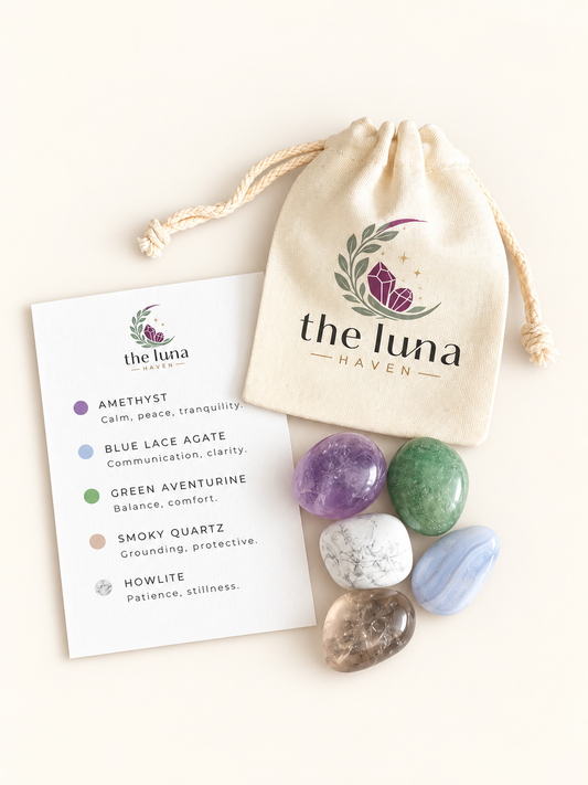 The Quiet Mind Crystal Set - Anxiety Relief